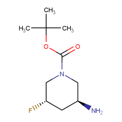 tert-butyl (3S,5S)-3-amino-5-fluoropiperidine-1-carboxylate