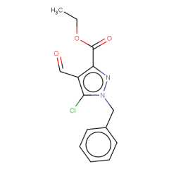 ethyl 1-benzyl-5-chloro-4-formyl-pyrazole-3-carboxylate
