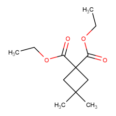1,1-diethyl 3,3-dimethylcyclobutane-1,1-dicarboxylate