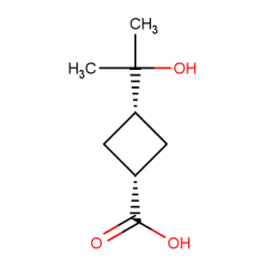 cis-3-(2-hydroxypropan-2-yl)cyclobutane-1-carboxylic acid