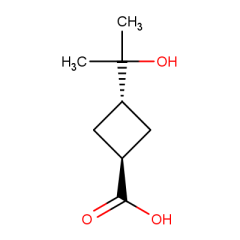 trans-3-(2-hydroxypropan-2-yl)cyclobutane-1-carboxylic acid