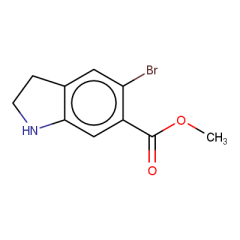 methyl 5-bromo-2,3-dihydro-1h-indole-6-carboxylate