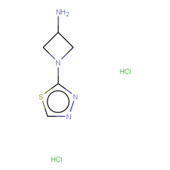 1-(1,3,4-thiadiazol-2-yl)azetidin-3-amine dihydrochloride