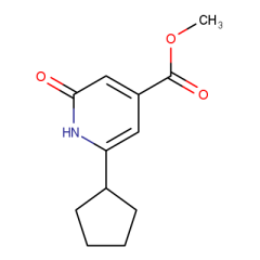 methyl 6-cyclopentyl-2-oxo-1,2-dihydropyridine-4-carboxylate