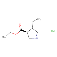ethyl trans-4-ethylpyrrolidine-3-carboxylate hydrochloride