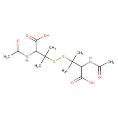 3,3'-disulfanediylbis(2-acetamido-3-methylbutanoic acid)