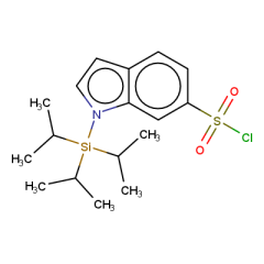 1-[tris(propan-2-yl)silyl]-1H-indole-6-sulfonyl chloride