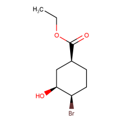 ethyl (1S,3S,4R)-4-bromo-3-hydroxycyclohexane-1-carboxylate
