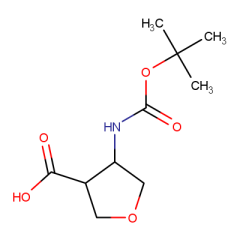 4-{[(tert-butoxy)carbonyl]amino}oxolane-3-carboxylic acid
