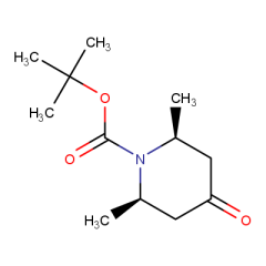 cis-2,6-dimethyl-4-oxo-piperidine-1-carboxylic acid tert-butyl ester