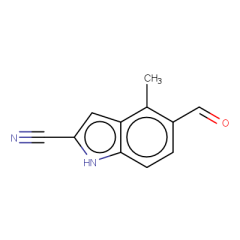 5-formyl-4-methyl-1H-indole-2-carbonitrile