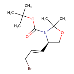 tert-butyl (4R)-4-[(E)-3-bromoprop-1-enyl]-2,2-dimethyl-oxazolidine-3-carboxylate