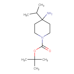 tert-butyl 4-amino-4-(propan-2-yl)piperidine-1-carboxylate