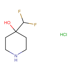 4-(difluoromethyl)piperidin-4-ol hydrochloride
