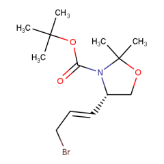tert-butyl (4S)-4-[(E)-3-bromoprop-1-enyl]-2,2-dimethyl-oxazolidine-3-carboxylate