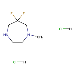 6,6-difluoro-1-methyl-1,4-diazepane dihydrochloride