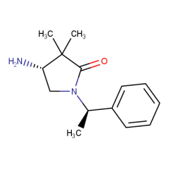 (4r)-4-amino-3,3-dimethyl-1-[(1r)-1-phenylethyl]pyrrolidin-2-one