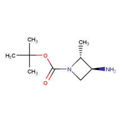 tert-butyl (2R,3S)-3-amino-2-methylazetidine-1-carboxylate
