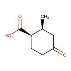 cis-2-methyl-4-oxocyclohexane-1-carboxylic acid