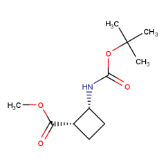 methyl (1S,2R)-2-{[(tert-butoxy)carbonyl]amino}cyclobutane-1-carboxylate