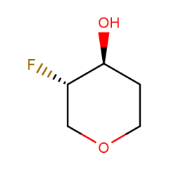 trans-3-fluoro-4-hydroxy-tetrahydropyran