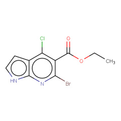 ethyl 6-bromo-4-chloro-1H-pyrrolo[2,3-b]pyridine-5-carboxylate
