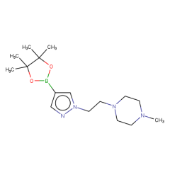 1-methyl-4-{2-[4-(4,4,5,5-tetramethyl-1,3,2-dioxaborolan-2-yl)-1H-pyrazol-1-yl]ethyl}piperazine