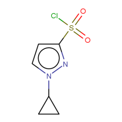 1-cyclopropyl-1H-pyrazole-3-sulfonyl chloride