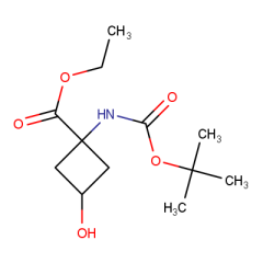 ethyl 1-{[(tert-butoxy)carbonyl]amino}-3-hydroxycyclobutane-1-carboxylate