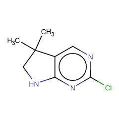 2-chloro-5,5-dimethyl-5H,6H,7H-pyrrolo[2,3-d]pyrimidine