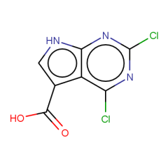 2,4-dichloro-7H-pyrrolo[2,3-d]pyrimidine-5-carboxylic acid