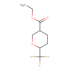 ethyl 6-(trifluoromethyl)oxane-3-carboxylate