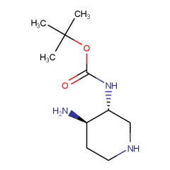 tert-butyl N-[trans-4-amino-3-piperidyl]carbamate