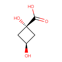 cis-1,3-dihydroxycyclobutane-1-carboxylic acid