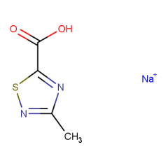 3-methyl-1,2,4-thiadiazole-5-carboxylic acid, sodium salt