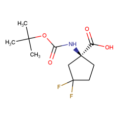 1-{[(tert-butoxy)carbonyl]amino}-3,3-difluorocyclopentane-1-carboxylic acid
