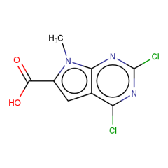 2,4-dichloro-7-methyl-7H-pyrrolo[2,3-d]pyrimidine-6-carboxylic acid