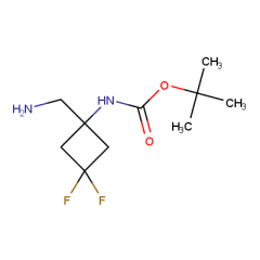 tert-butyl N-[1-(aminomethyl)-3,3-difluorocyclobutyl]carbamate