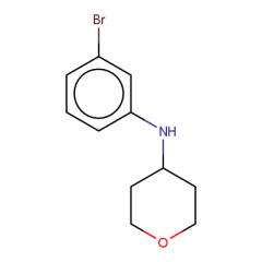 N-(3-bromophenyl)oxan-4-amine