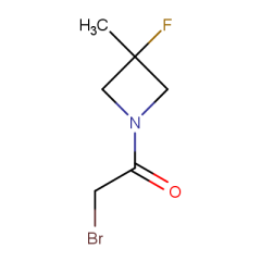 2-bromo-1-(3-fluoro-3-methyl-azetidin-1-yl)ethanone