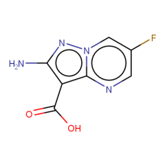 2-amino-6-fluoropyrazolo[1,5-a]pyrimidine-3-carboxylic acid