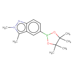 2,3-dimethyl-5-(tetramethyl-1,3,2-dioxaborolan-2-yl)-2H-indazole
