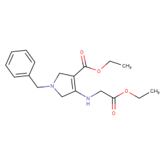 ethyl 1-benzyl-4-[(2-ethoxy-2-oxoethyl)amino]-2,5-dihydro-1H-pyrrole-3-carboxylate