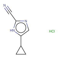 4-cyclopropyl-1H-imidazole-2-carbonitrile hydrochloride