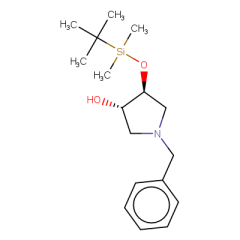 (3S,4S)-1-benzyl-4-[(tert-butyldimethylsilyl)oxy]pyrrolidin-3-ol