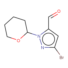 3-bromo-1-(oxan-2-yl)-1H-pyrazole-5-carbaldehyde