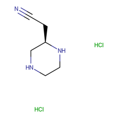 2-[(2R)-piperazin-2-yl]acetonitrile dihydrochloride