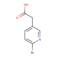 2-(6-bromo-3-pyridyl)acetic acid