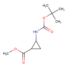 methyl 2-(tert-butoxycarbonylamino)cyclopropanecarboxylate