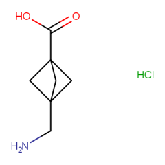 3-(aminomethyl)bicyclo[1.1.1]pentane-1-carboxylic acid hydrochloride
